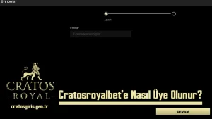 Cratosroyalbet'e Nasıl Üye Olunur?